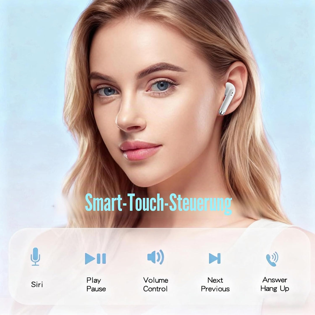 Lila In ear Kopfhörer kabellos Bluetooth kleine Ohrhörer mit Mic in-ear Ohrhörer Bluetooth Kopfhörer