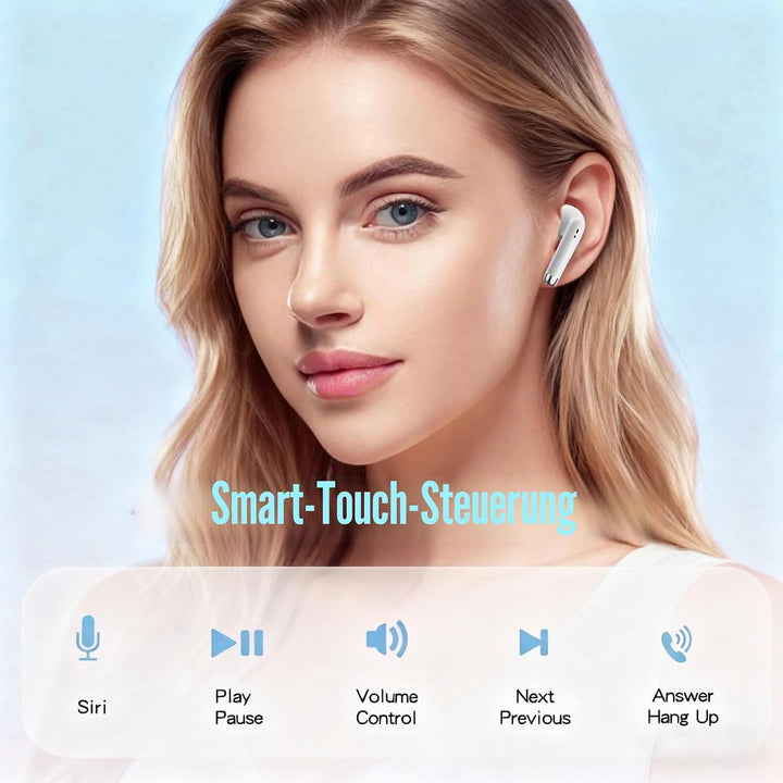 Lila In ear Kopfhörer kabellos Bluetooth kleine Ohrhörer mit Mic in-ear Ohrhörer Bluetooth Kopfhörer