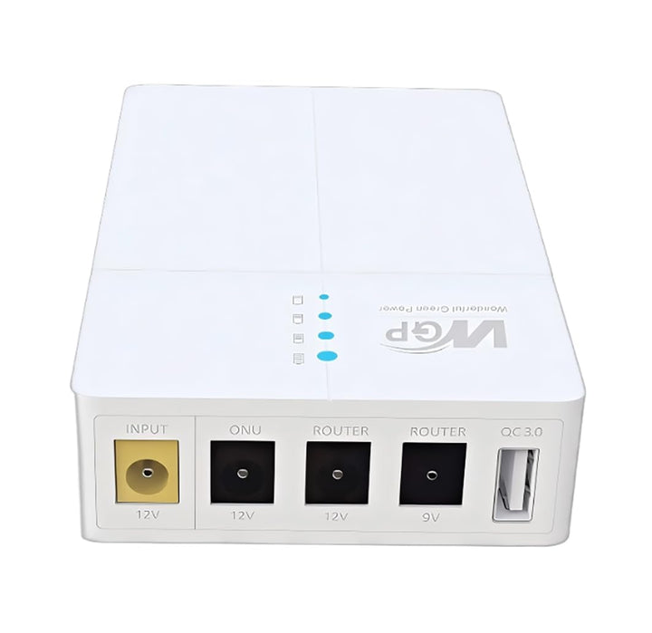 27W Mini USV unterbrechungsfreie Stromversorgung für Router, 7800mAh Li-Ion notstromversorgung akku,