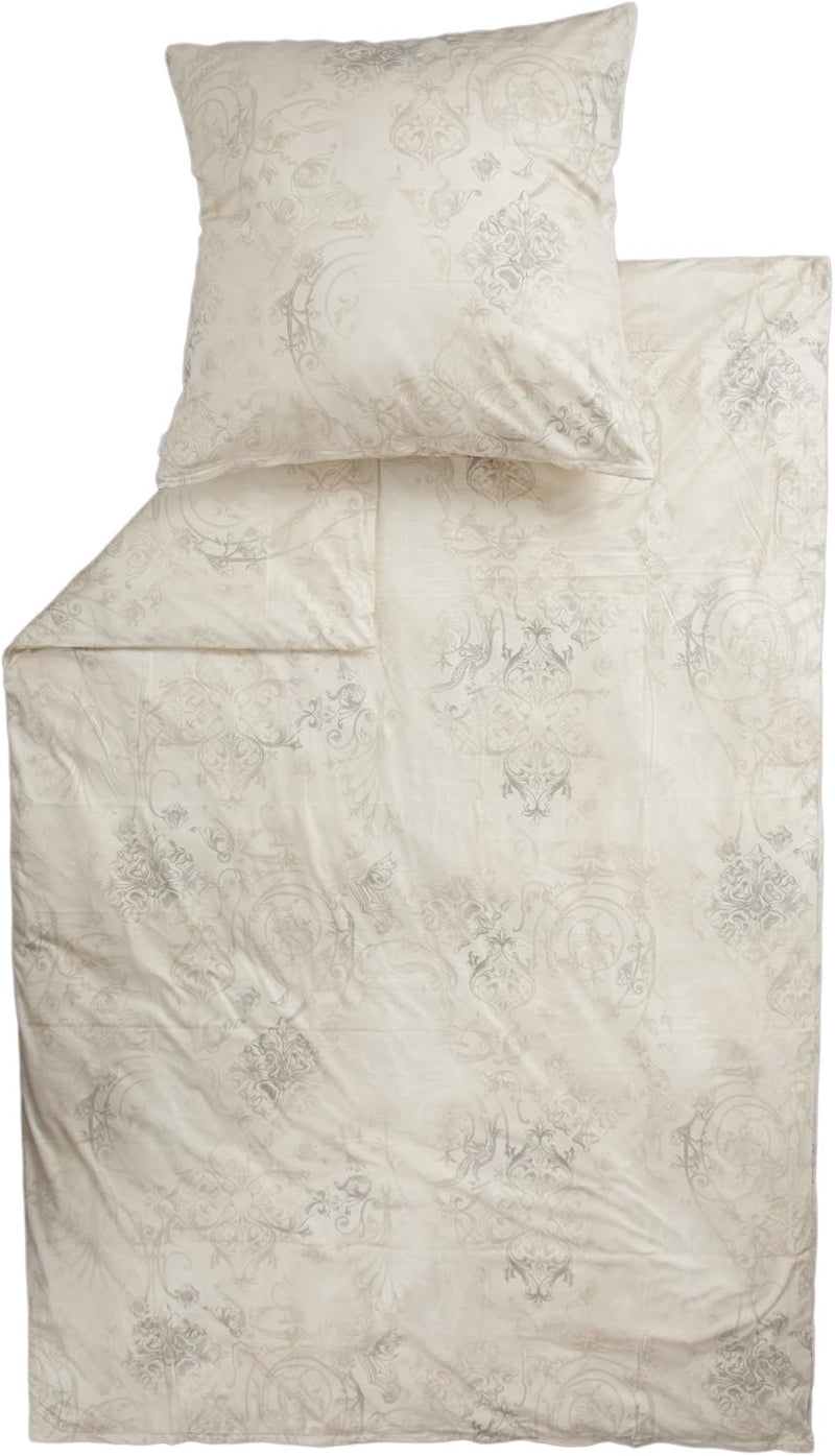 Estella | Bettwäsche Gregorio | Mako-Interlock-Jersey | 155x200 + 80x80 | sand | hautsympathisch und