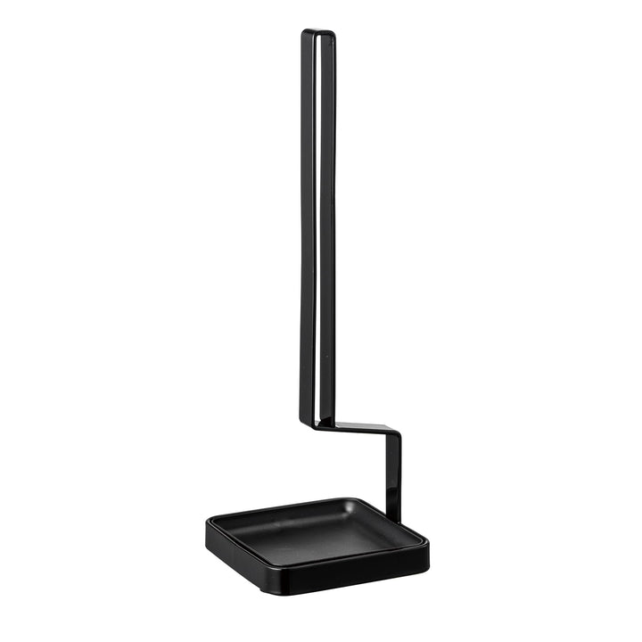 Yamazaki 4313 Tower Trinkflaschen-Abtropfständer, schwarz, Stahl/Polypropylen, Minimalistisches Desi