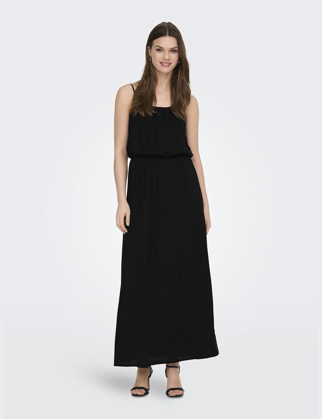 ONLY Damen Maxi Kleid Onlnova Life Strap 34 Schwarz, 34 Schwarz