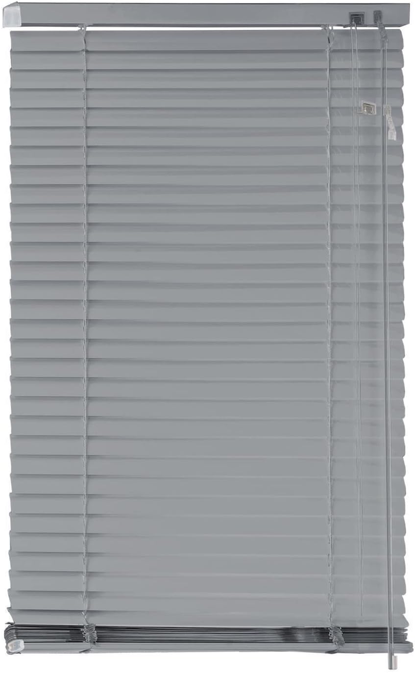 EXKLUSIV HEIMTEXTIL Aluminium Jalousie Lamellen 80 x 220 cm Silber Silber 80 x 220 cm, Silber 80 x 2
