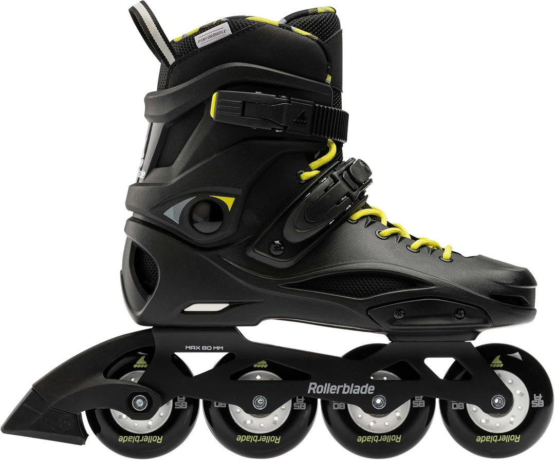 Rollerblade Herren Rb Cruiser Inlineskate 250 Black/Neon Yellow, 250 Black/Neon Yellow