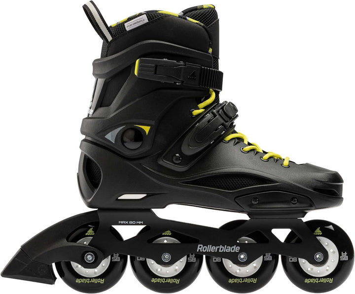 Rollerblade Unisex – Erwachsene Rb Cruiser Inlineskate 290 Black/Neon Yellow, 290 Black/Neon Yellow