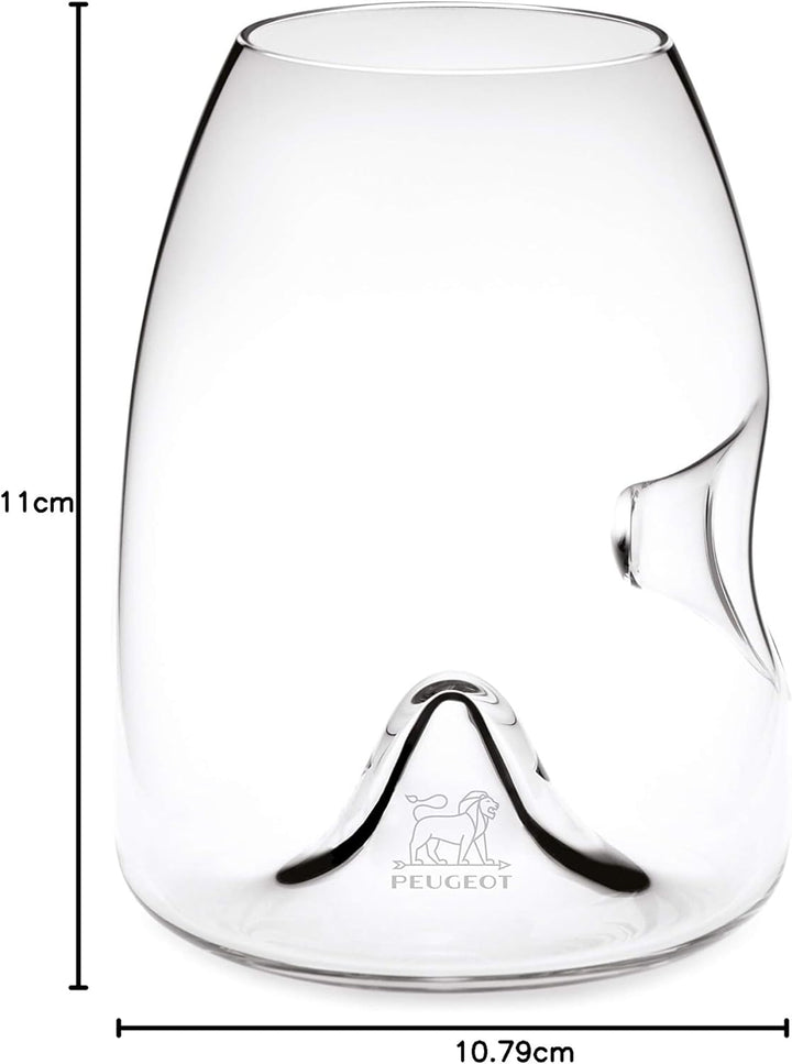 Peugeot Verkostungsglas für Bier, Wein und Whisky, Fassungsvermögen: 38 cl, Les Impitoyables - Le Ta