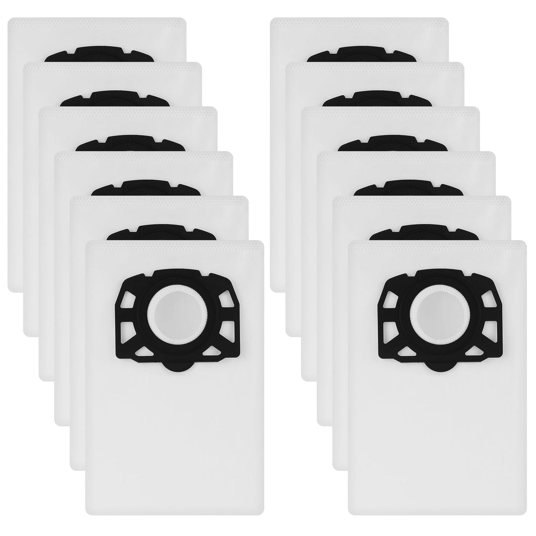 12 Stück KFI 487 Staubsaugerbeutel für Kärcher WD4,WD5,WD6,WD5P,WD6P, MV4, MV5, MV6, KNT4, Nass Troc
