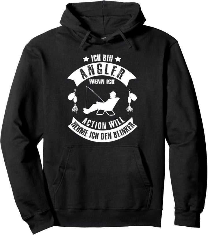 Angeln Lustig Angler Motiv Männer Frauen Fischer Pullover Hoodie