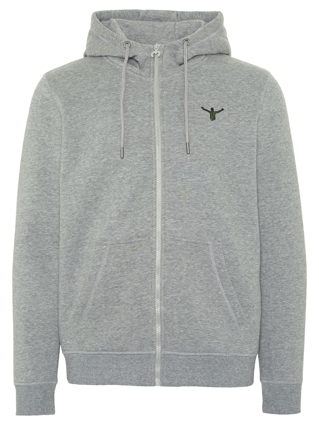 CHIEMSEE Sweatjacke mit Kapuze und Jumper-Motiven S Neutr. Gray, S Neutr. Gray