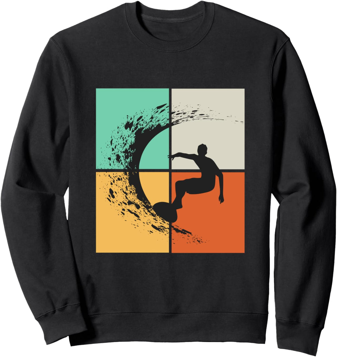 Retro Surfer Gift - Vintage Surf Sweatshirt