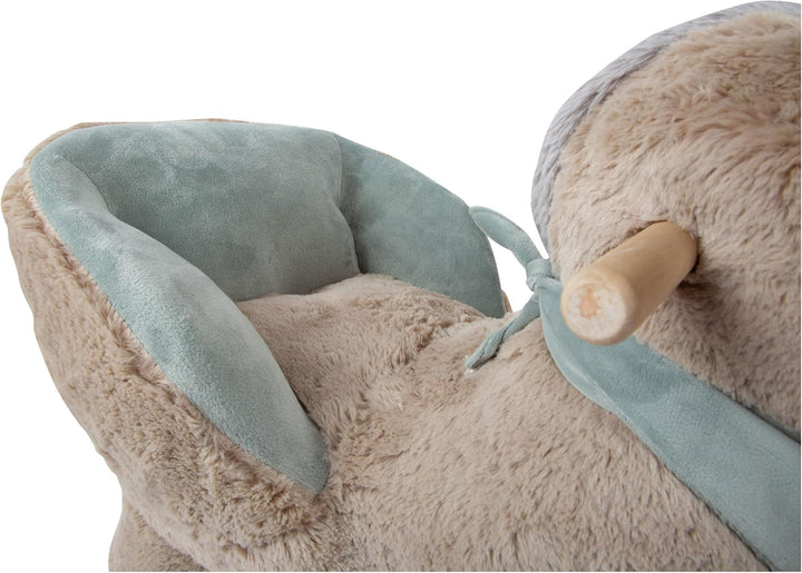 small foot Schaukeltier Esel mit Sitz, für Kinder ab 12 Monaten, aus Plüsch und Holz und mit Griffen
