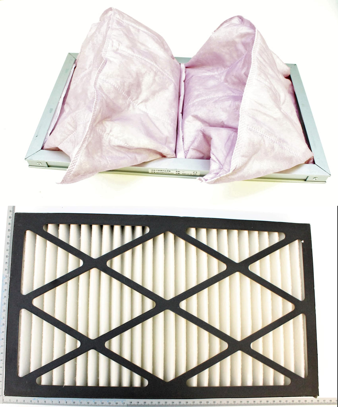 Scheppach Ersatzfilter Set für Luftreiniger HDA-14 | Luftfilter Luftfilterset 1x Innen / 1x Aussen E