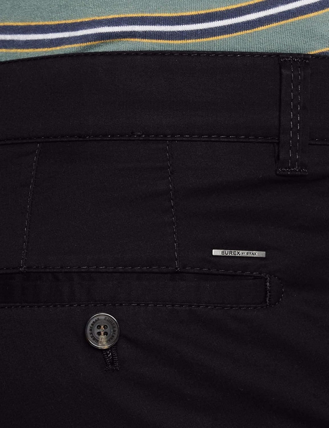 EUREX Herren Hose Jim Luxury Cotton Chino 33W / 30L Perma Black, 33W / 30L Perma Black