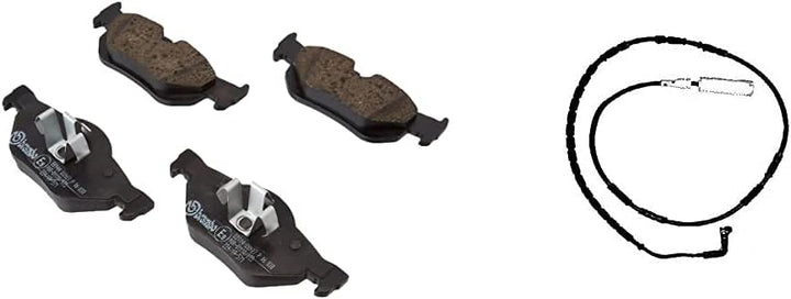 Brembo P 06 038 Bremsbelagsatz, Scheibenbremse - (4-teilig) & A00212 Verschleissanziger für Bremsbel