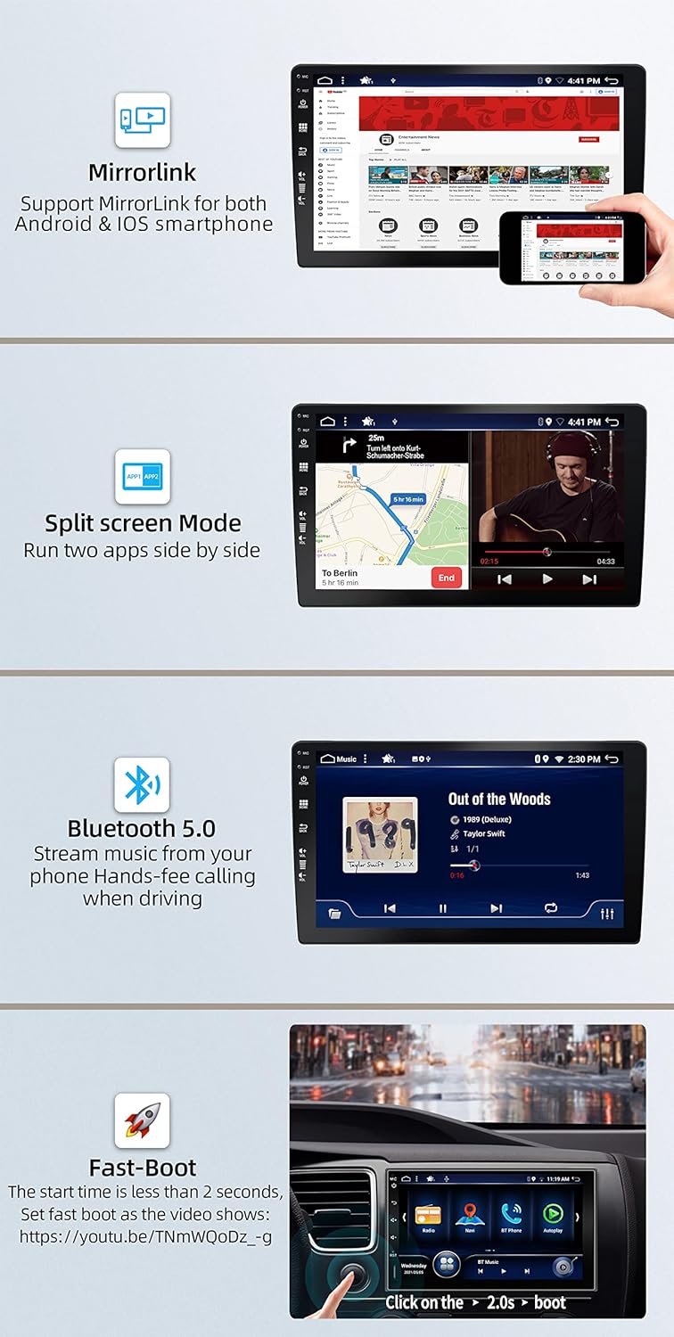 JOYX - [6G+128G] - Android 15 IPS Autoradio Passt für BMW X3 E83 (2004-2012) - Kabellos CarPlay/Andr