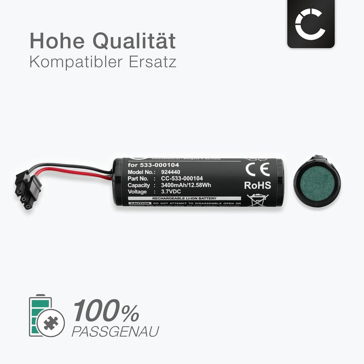 CELLONIC 1x Akku für Lautsprecher Kompatibel mit Logitech UE MegaBoom 2, S00151, S-00122, 533-000104