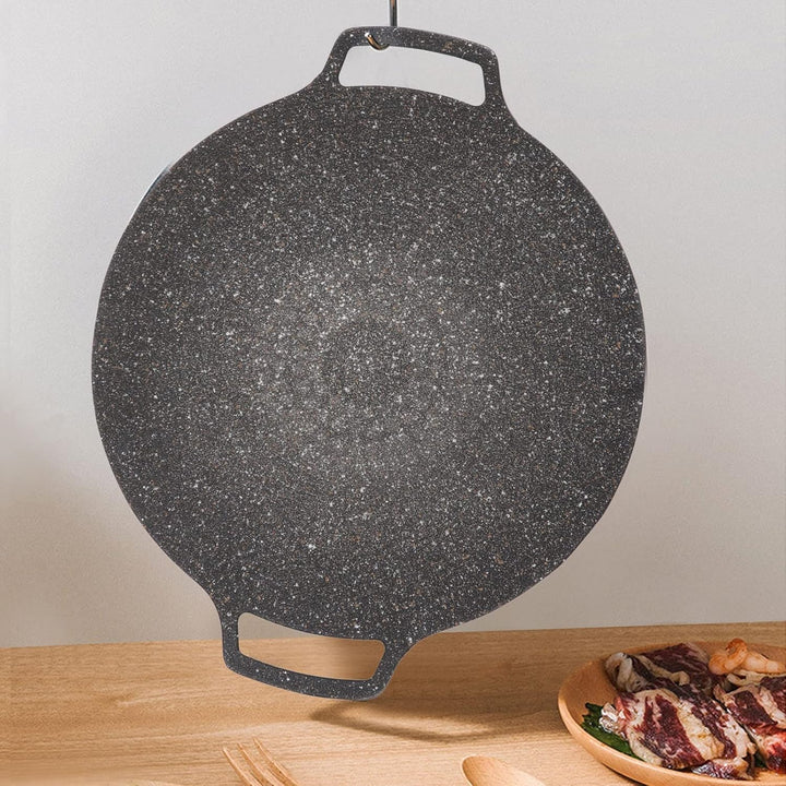 Quadratische Grillpfanne Im Koreanischen Stil, Koreanischer BBQ-Platten-Barbecue-Grill Antihaft-Rund