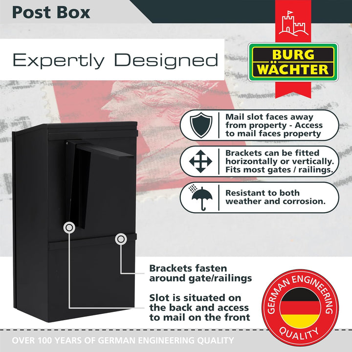 G2 Trading Company 080 Sicherer Tor und Geländer Box – Schwarz