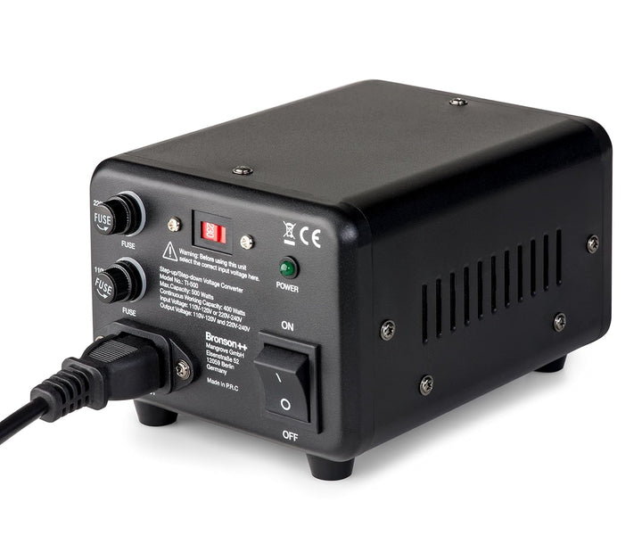 Bronson++ TI 500 110 Volt USA Spannungswandler Ringkern-Transformator 500 Watt - In: 110V oder 220V
