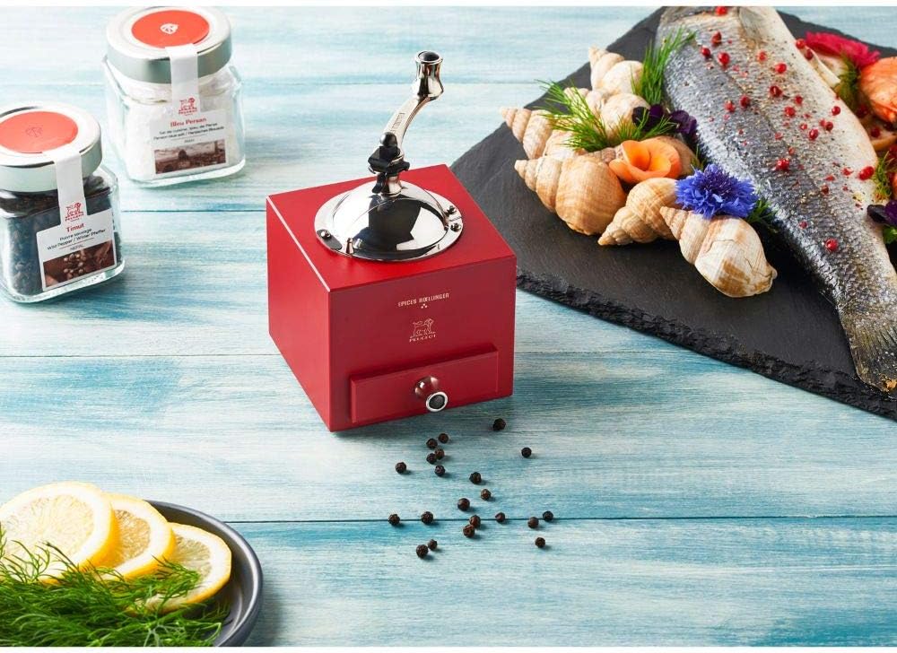 PEUGEOT - Pfeffermühle Roellinger 13 cm - Inspiriert von der traditionellen Peugeot Kurbelmühle mit