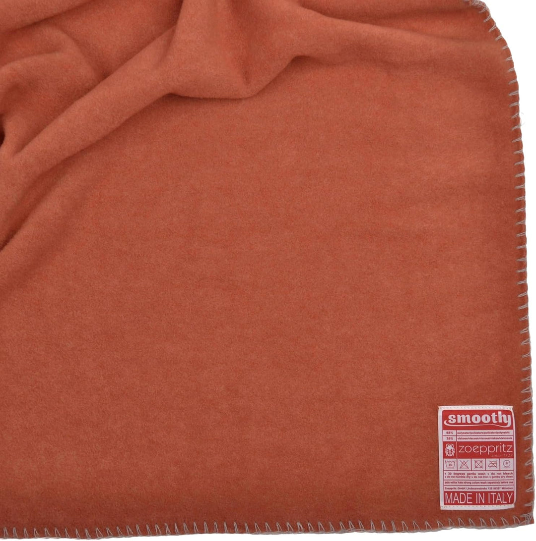 Zoeppritz since 1828 Smoothy Fleece-Decke – Flauschige Kuscheldecke aus Polarfleece - vegan – 140x19