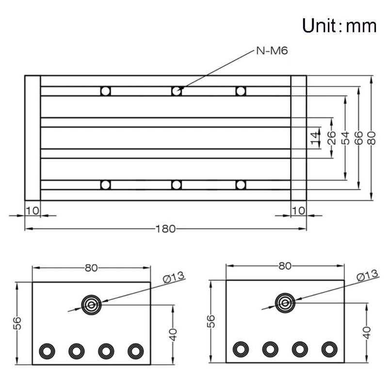 Befenybay 100 mm effektive Verfahrlänge Doppelter optischer Achsenführungs-Kugelumlaufspindel SFU160