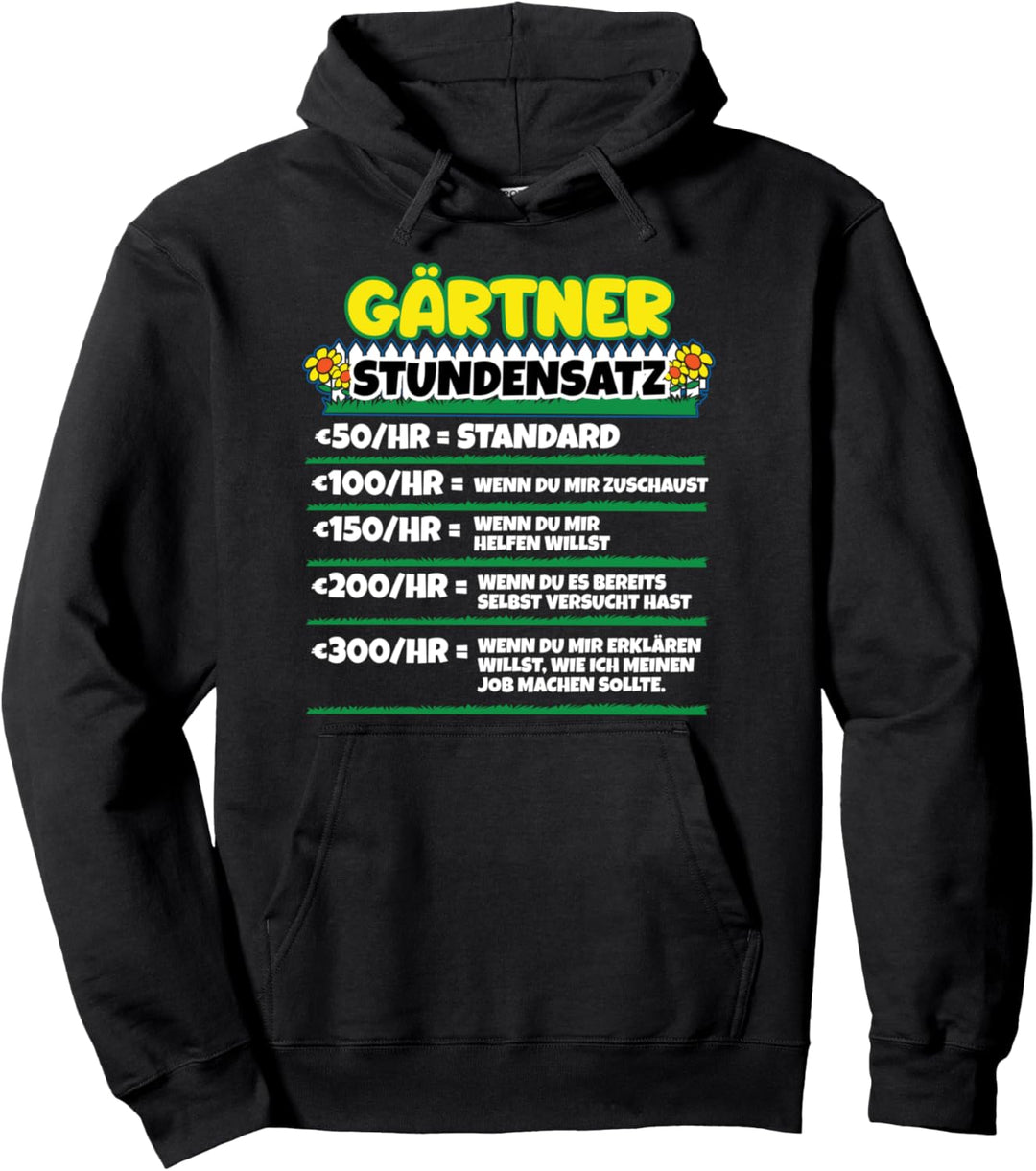 Lustiger Spruch für Gärtner | Garten und Landschaftsgärtner Pullover Hoodie