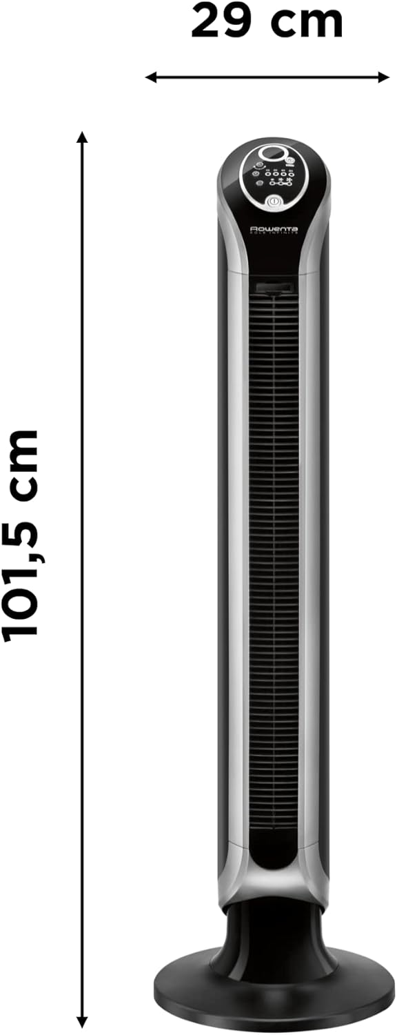 Rowenta VU6670 Eole Infinite, Turmventilator, Timer bis zu 8 Stunden & LEVOIT 28dB leiser Turmventil