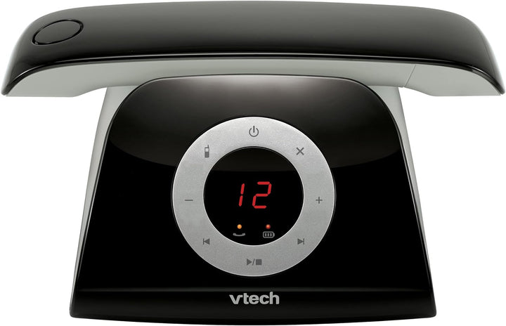VTech LS1350 Retro-Design Telefon Schnurlos DECT Schnurlostelefon mit digitalem Anrufbeantworter, An
