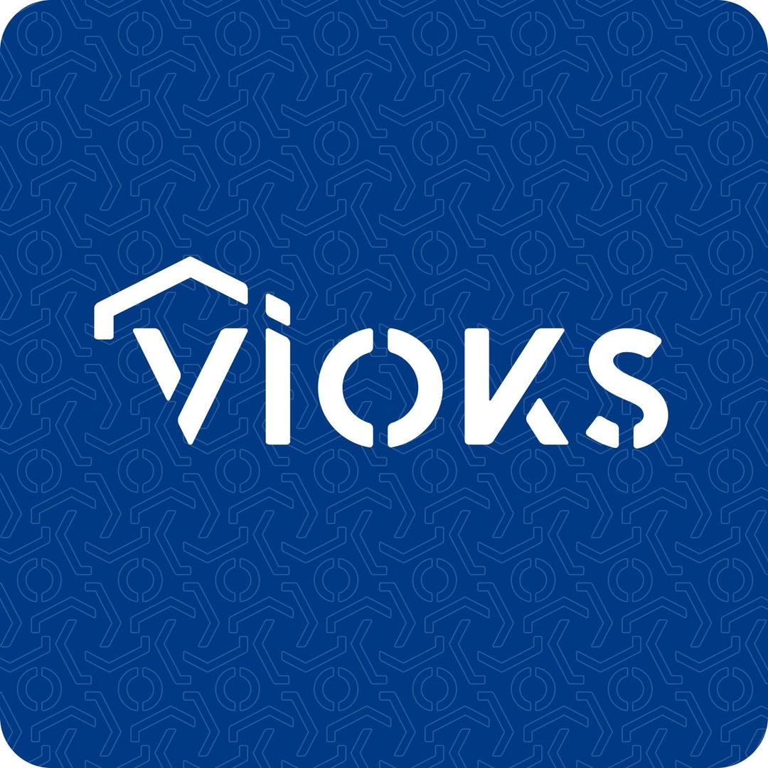 VIOKS Panzerschlauch 1/2 Zoll (19,3mm) 200 cm mit 1/2 Überwurf Beidseitig - Flexschlauch 1/2 Zoll ,