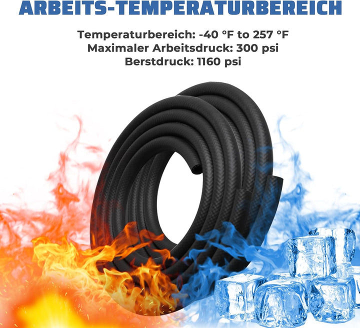 6M Benzinschlauch 16mm Innendurchmesser Kraftstoffleitung Kraftstoffschlauch Ölschlauch Dieselschlau