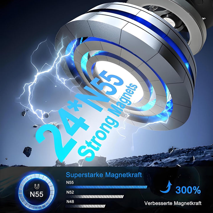 Verbessert Nano Gel Vakuum magnetische Handyhalter, Aluminiumlegierung + ABS Magnetische Handyhalter