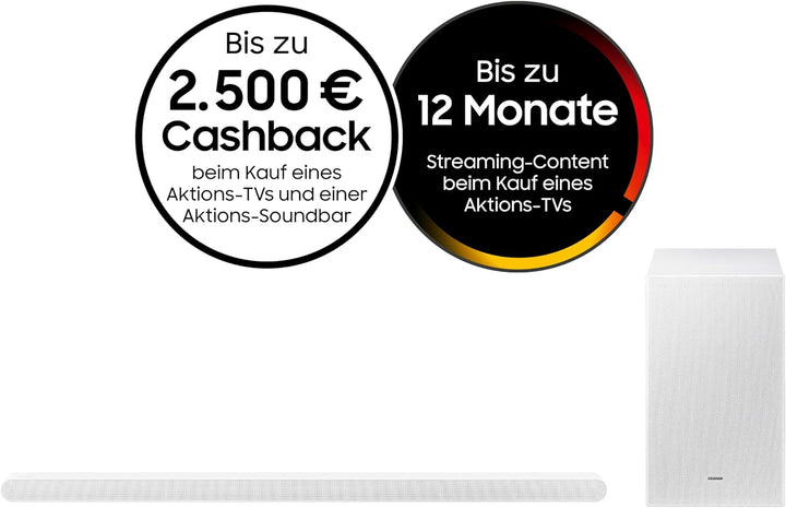 Samsung HW-S711GD 3.1-Kanal Ultra Slim Soundbar für TV-Geräte, Bluetooth-Lautsprecher mit ultraschla