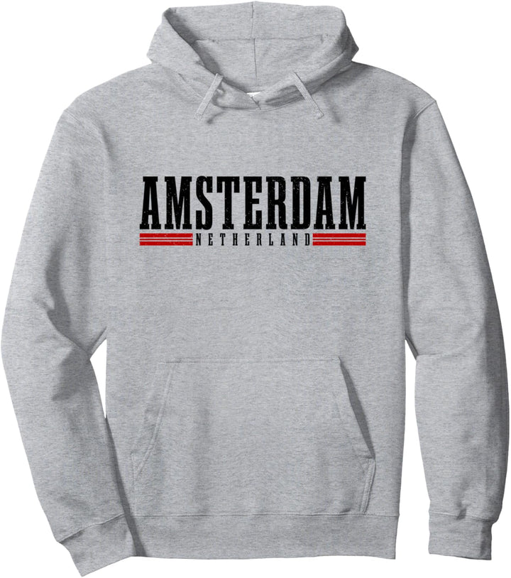 Amsterdam Niederlande Holland Holland Souvenir Vintage Pullover Hoodie