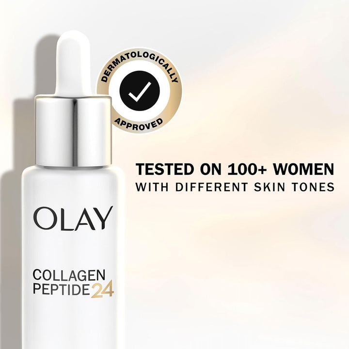 Olay Collagen Peptide 24 Serum (50 g) mit Kollagen-Peptiden und Vitamin B3, skincare für Frauen, Sta