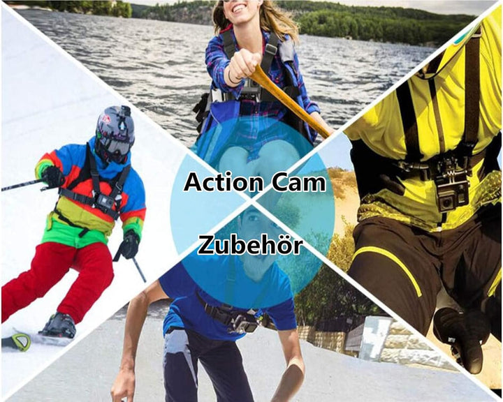 DIKER 70 in 1 Zubehör Set Action Cam, Accessory Kit für GoPro Hero Black 12 11 10 9 8 7, AKASO, DJI