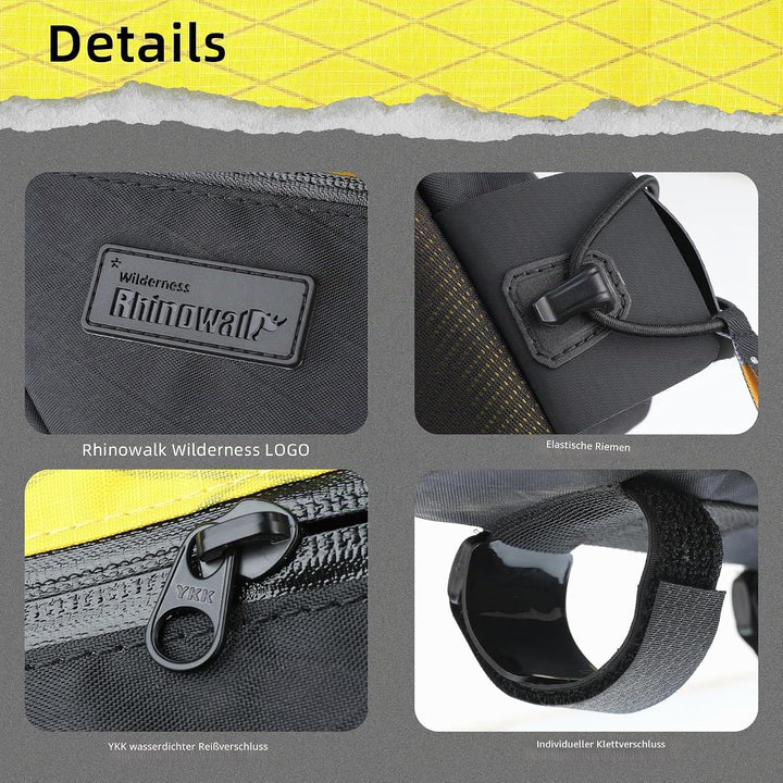 Rhinowalk Fahrrad Rahmentasche Wasserdicht Rohrtasche Oberrohrtaschen Triangeltasche Dreieck Fahrrad
