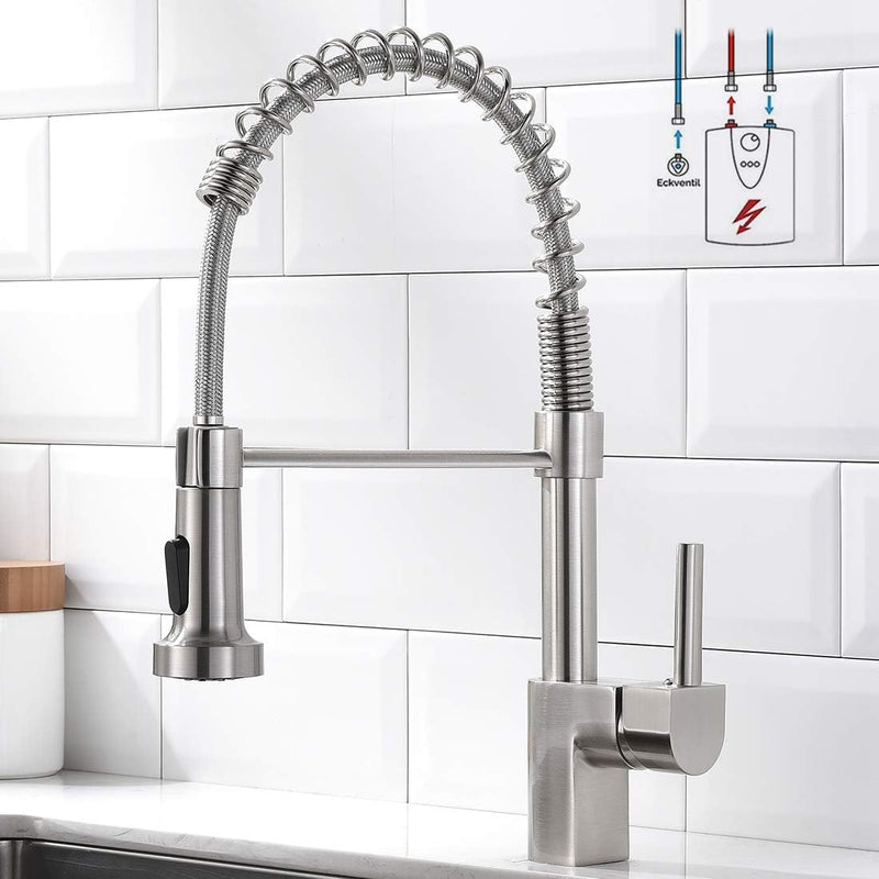 AIMADI Niederdruck Armatur Küche Niederdruckarmatur Wasserhahn küchenarmatur niederdruck mit brause