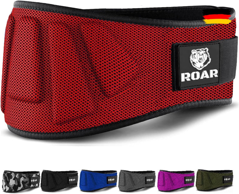 Roar® Gewichthebergürtel Herren und Damen, Lifting Belt for Gym, Powerlifting Gürtel Gewichtheben, W