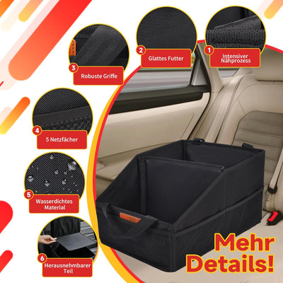 SURDOCA Autositz Organizer für Vorder-oder Rücksitz, Reise-Storage-Zubehör für Kinder, Rücksitz Vera