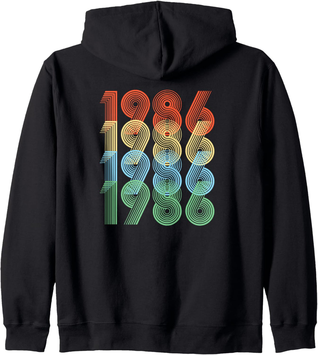1986 Geburtstagsgeschenk Kapuzenjacke
