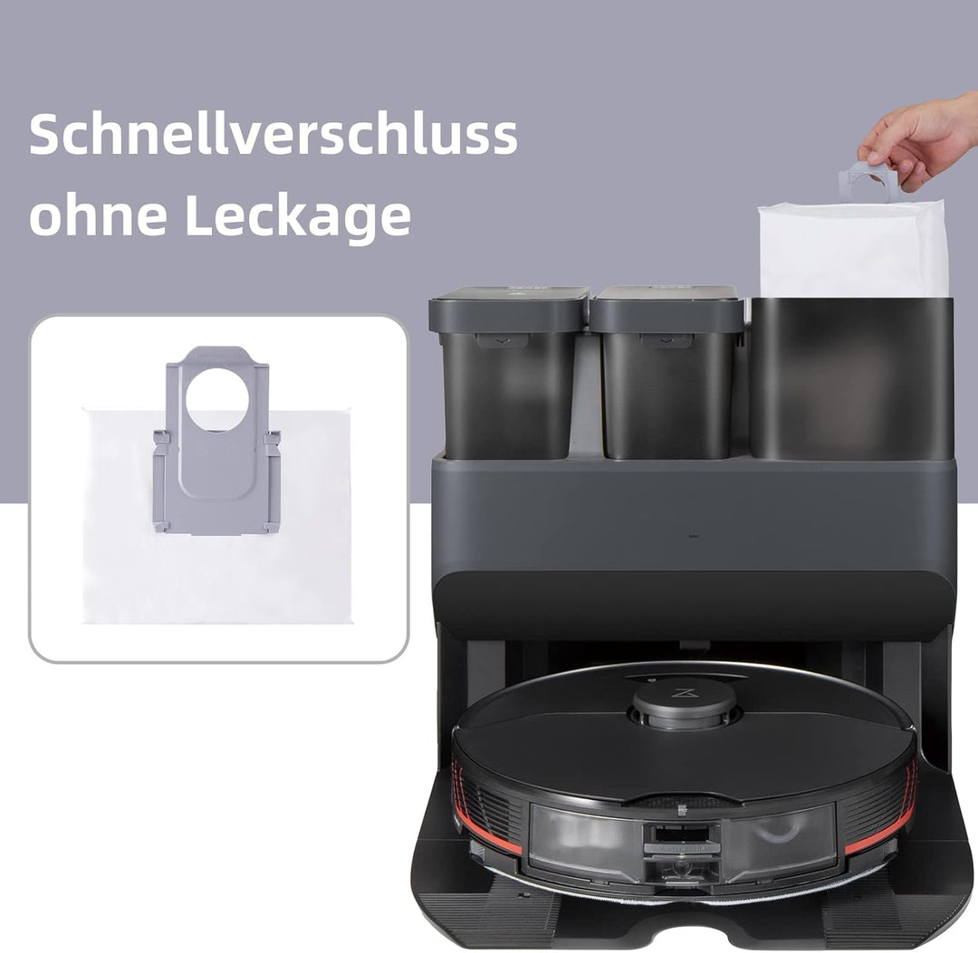 8 Stück Staubbeutel für Roborock S7 MaxV Ultra / S7 Pro Ultra / Q7+ / Q7 Max+ / Q5+ Staubsauger Absa