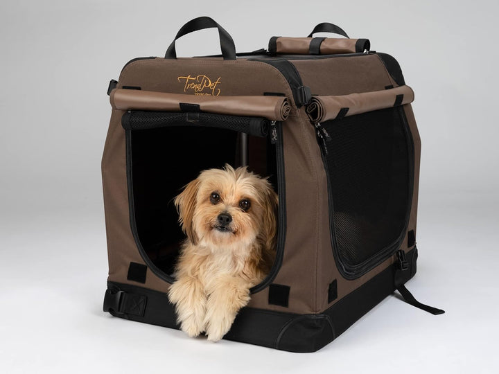TrendPet TPX60-Pro - Leichte, Faltbare Hundebox mit Aluminium Rahmen L 60 x B 45 x H 50 cm, L 60 x B