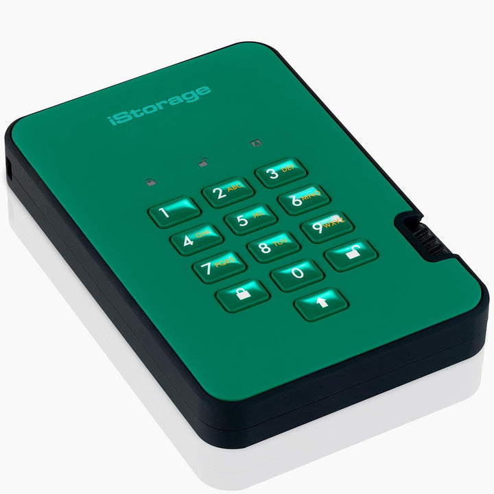 iStorage 183001 diskAshur2 SSD 2TB - Green SSD 2TB Grün, SSD 2TB Grün