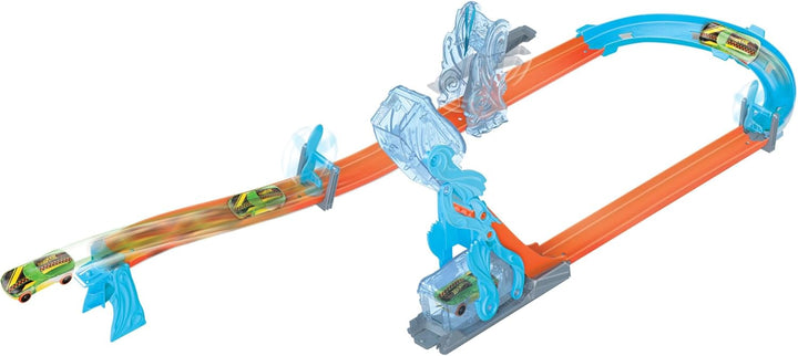 Hot Wheels Track Builder Freier Fall Starterbox - Wind- und Schwerkraft-Set, modulare Aufbewahrungsb