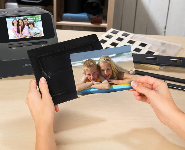 Somikon Fotoscanner: 3in1-Foto-, Dia- & Negativscanner mit 22 MP und HDMI-Ausgang, Akku (Scanner, Fo