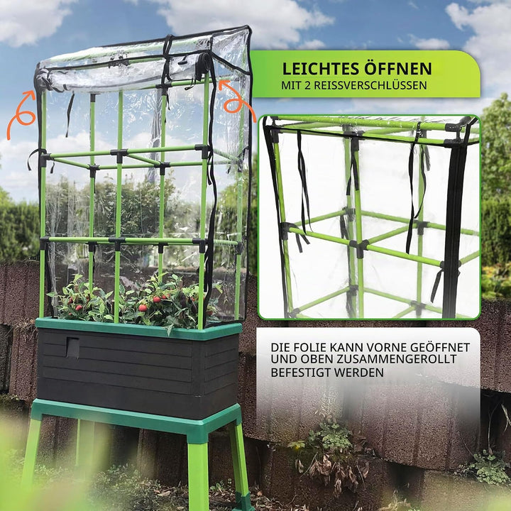 Bio Green Abdeckhaube für Pflanzkübel City Jungle und City Jungle Heidelberg | UV-beständige Folie |