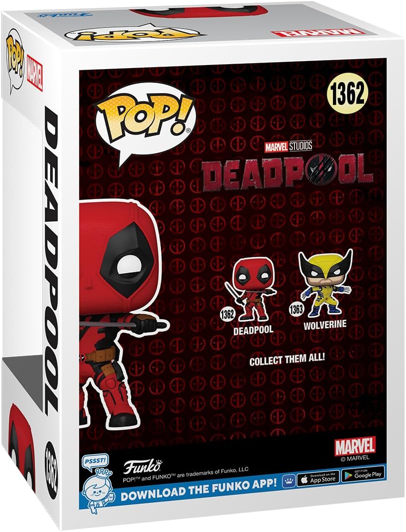 Funko POP! Marvel: Deadpool & Wolverine - Deadpool - Vinyl-Sammelfigur - Offizielle Handelswaren - S