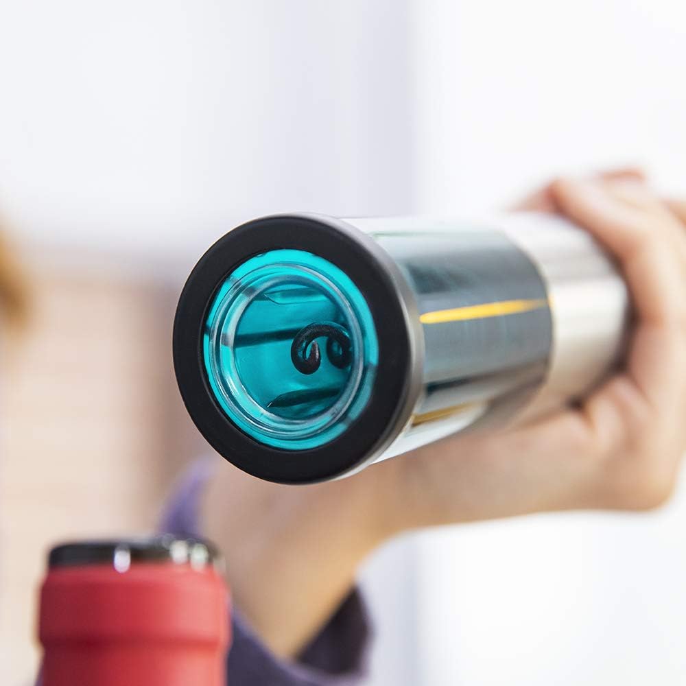 Cecotec InstantCork 1000 Gourmet Elektrischer Korkenzieher. Öffnet Flaschen in nur 8 Sekunden, funkt