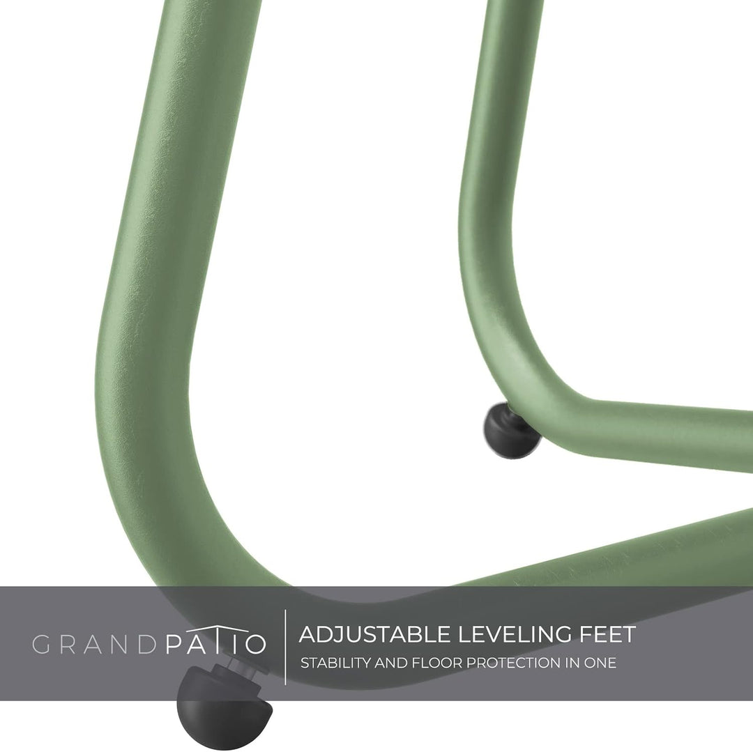 Grand patio Couchtische, Sofatisch, Leicht, Stabil, Einfacher Aufbau, Runder Kaffeetisch ideal für D